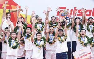 Thái Sơn Nam bảo vệ thành công chức vô địch Giải Futsal HDBank Vô địch Quốc gia