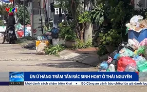Ùn ứ hàng trăm tấn rác sinh hoạt ở Thái Nguyên