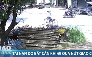 Tai nạn do bất cẩn khi đi qua nút giao cắt