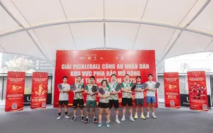 Giải Pickleball đầu tiên do lực lượng Công an tổ chức chính thức khởi tranh

