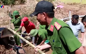 Nghệ An: Tiếp tục sạt lở trên tuyến quốc lộ 7