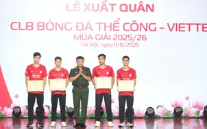 Thể Công - Viettel đặt mục tiêu vô địch V.League 2025-2026
