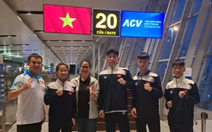 Đoàn VĐV MMA Việt Nam tham dự Giải Vô địch trẻ Võ thuật tổng hợp châu Á 2025