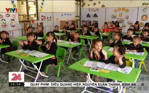 Điểm trường chênh vênh bên sườn đồi