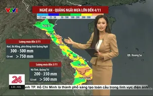 Bản tin thời tiết 18h45 - 01/11/2025