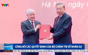 Tổng bí thư Tô Lâm trao các quyết định của Bộ Chính trị về công tác cán bộ