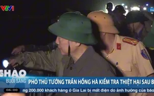 Phó Thủ tướng Trần Hồng Hà kiểm tra thiệt hại sau bão