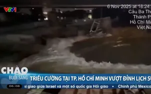 Triều cường tại TP. Hồ Chí Minh vượt đỉnh lịch sử