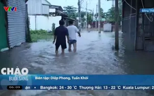 Đồng Tháp ngập nặng do triều cường lịch sử