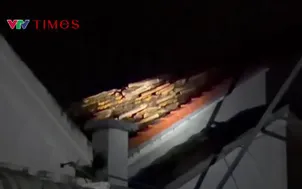 Nhà dân tốc mái, cây đổ hàng loạt trong tâm bão số 13 tại Gia Lai, Đắk Lắk