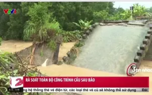 Rà soát toàn bộ công trình cầu sau bão 