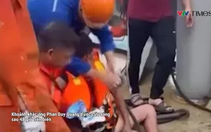 Vụ ba người bị sóng cuốn, mất tích ở Lý Sơn: Khoảnh khắc cứu được người đầu tiên