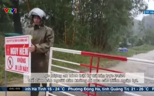 Mưa lớn gây ngâp lụt và sạt lở ở A Lưới