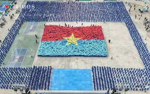 60.000 học sinh ở TP Hồ Chí Minh xác lập "kỷ lục kép" về đồng diễn võ nhạc Vovinam