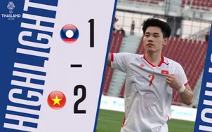 Highlights: U22 Lào 1-2 U22 Việt Nam | Bảng B bóng đá nam SEA Games 33