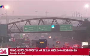 Ấn Độ: Người cao tuổi tìm nơi trú ẩn khỏi không khí ô nhiễm 