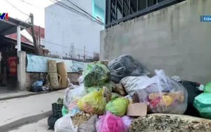 Tập trung xử lý rác thải sau lũ