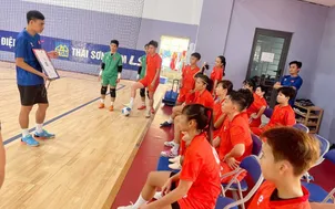 Futsal nữ Việt Nam khẩn trương hoàn tất chuẩn bị trước khi lên đường dự SEA Games 33