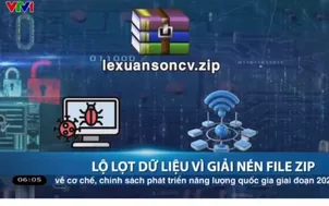 Lộ lọt dữ liệu vì giải nén file zip 