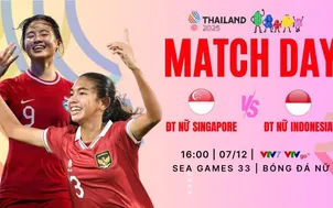 Lịch thi đấu và trực tiếp bóng đá SEA Games 33 hôm nay 7/12 trên VTV: Tuyển nữ Singapore vs nữ Indonesia

