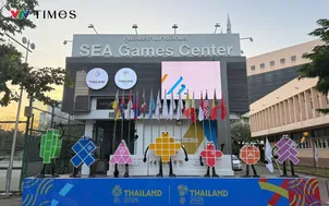 An ninh siết chặt tại sân Rajamangala trước giờ khai mạc SEA Games 33