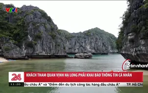 Khách tham quan Vịnh Hạ Long phải khai báo thông tin cá nhân