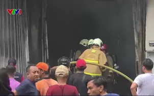 Hỏa hoạn nhà cao tầng ở Indonesia