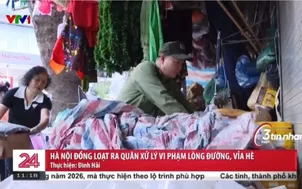 Hà Nội đồng loạt ra quân xử lý vi phạm lòng đường, vỉa hè 