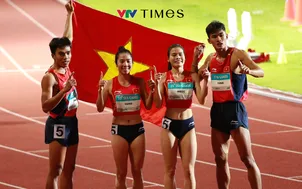 Điền kinh Việt Nam xuất sắc lập kỷ lục mới trên đường chạy SEA Games 33
