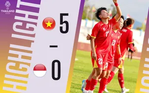 HIGHLIGHTS: ĐT nữ Việt Nam 5-0 ĐT nữ Indonesia | Bán kết SEA Games 33