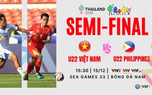 U22 Việt Nam - U22 Philippines: Quyết thắng để thẳng tiến chung kết SEA Games 33 
