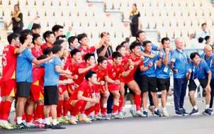 Thắng kịch tính U22 Philippines, U22 Việt Nam thẳng tiến chung kết SEA Games 33