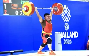 HCV SEA Games 33 đầu tiên của cử tạ Việt Nam 