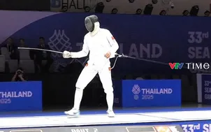 Ngược dòng ngoạn mụ, Nguyễn Phước Đến giành được tấm HCV quan trọng cho đấu kiếm Việt Nam