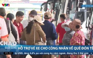 Hỗ trợ vé xe cho công nhân về quê đón Tết 