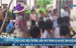 Cách chức hiệu trưởng, hiệu phó trong vụ 40 học sinh ngộ độc