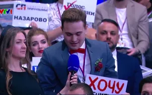 Cầu hôn tại họp báo của Tổng thống Nga