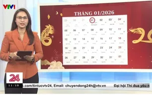 Công chức, viên chức nghỉ Tết Dương lịch 2026 liên tục 4 ngày