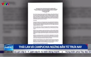 Thái Lan và Campuchia ngừng bắn từ trưa nay 