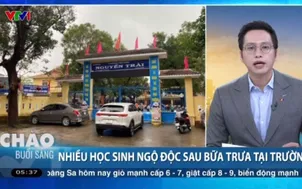 Nhiều học sinh ngộ độc sau bữa trưa tại trường 
