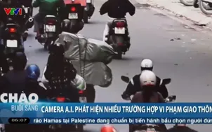 Camera AI phát hiện nhiều trường hợp vi phạm giao thông