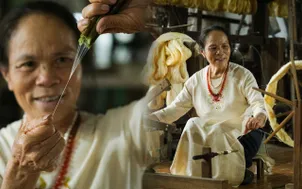 Lụa tơ sen - hơi thở mới của làng lụa Phùng Xá