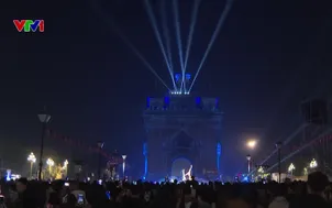Không khí đón năm mới tại Vientiane, Lào