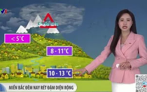 Bản tin thời tiết 19h45 - 06/01/2026