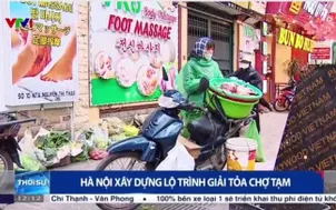 Hà Nội xây dựng lộ trình giải tỏa chợ tạm 