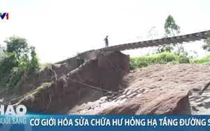 Cơ giới hóa sửa chữa hư hỏng hạ tầng đường sắt