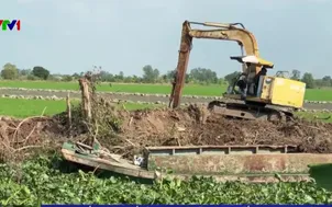 Khai thác đất bờ kênh trái phép