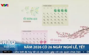 Người lao động có tới 26 ngày nghỉ lễ, Tết trong năm 2026