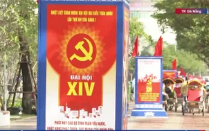 Đà Nẵng trang hoàng cờ hoa chào mừng Đại hội Đảng
