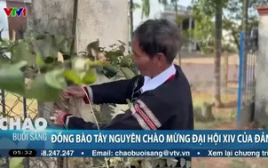 Đồng bào Tây Nguyên chào mừng Đại hội XIV của Đảng
